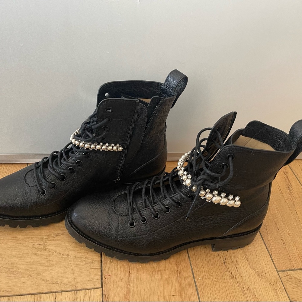 Jimmy Choo Cruz combat boot sz 39 - Picture 4 of 8